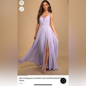 Lulus lavender gown